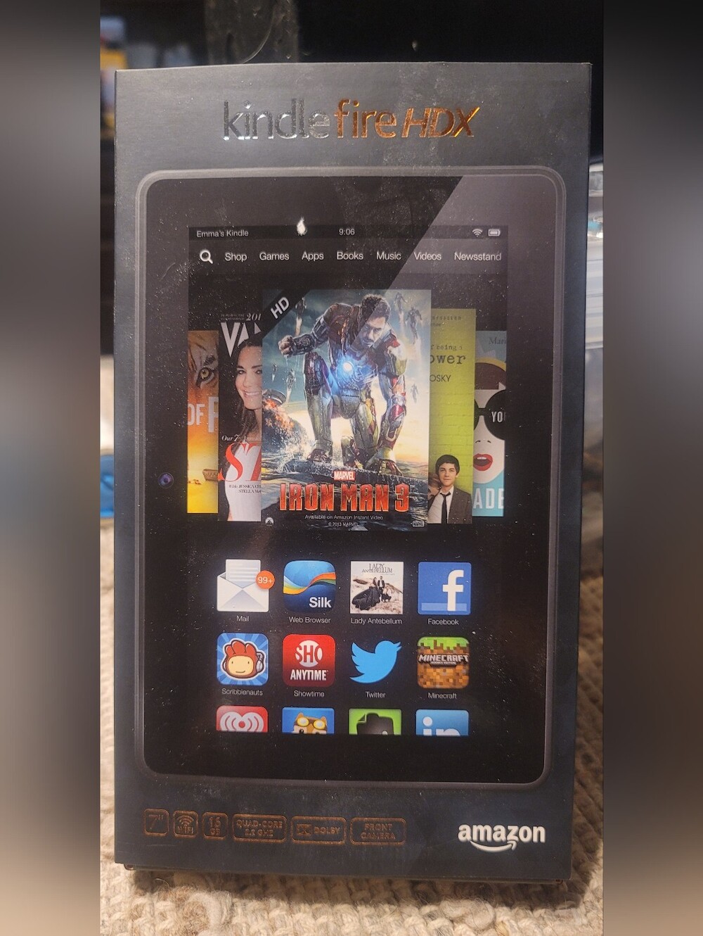 Amazon Kindle Fire HDX Tablet - Black